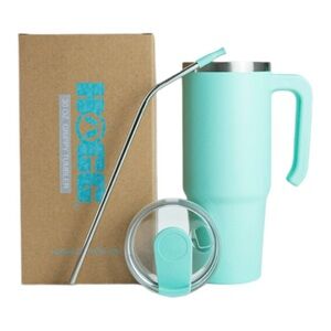 GRIPPY TUMBLER Insulated with Handle 30 oz  MINT